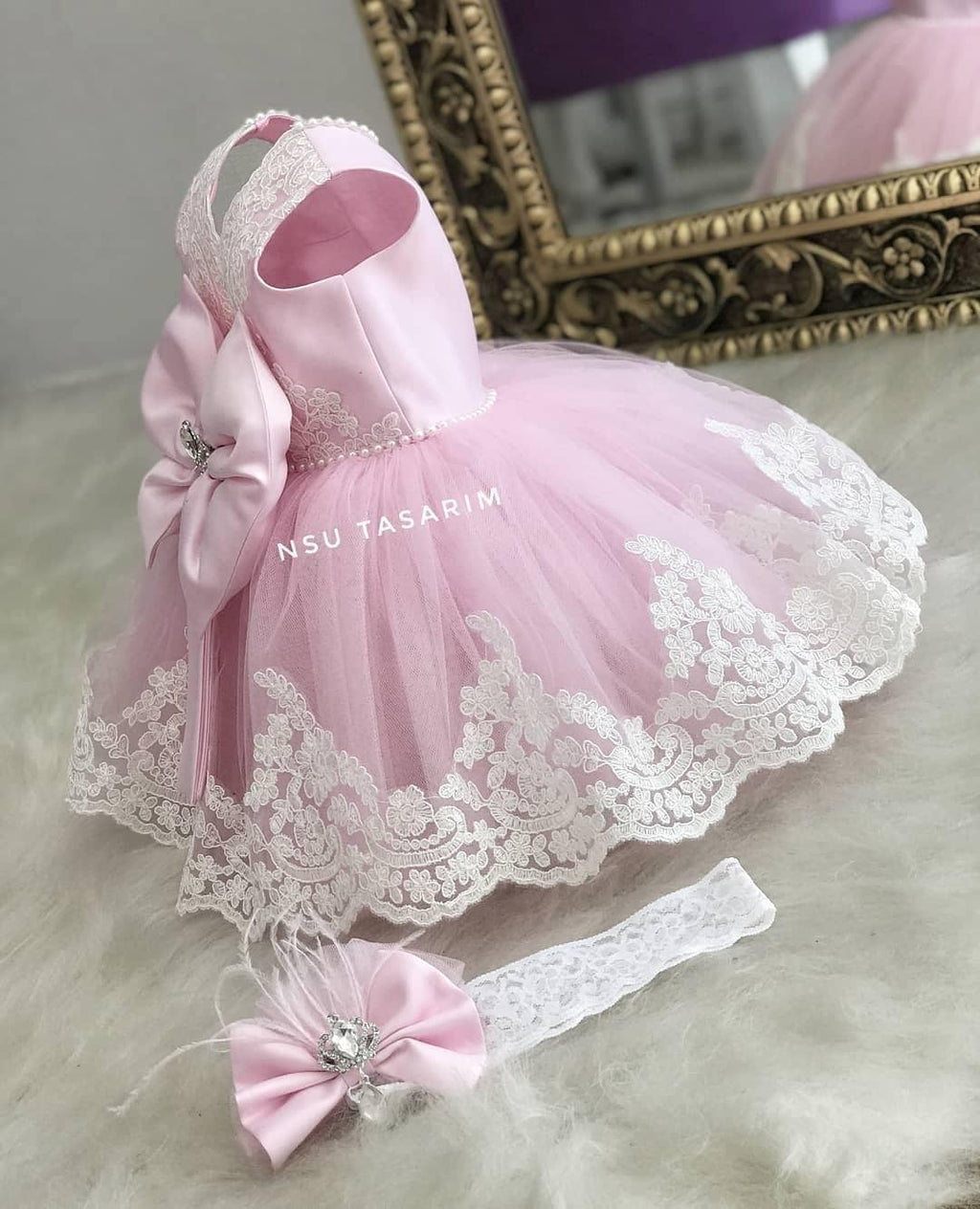 Baby girl dress. Birthday dress. For special occasion. 1st Birthday dress.
