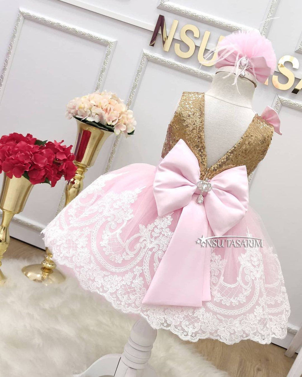 Baby girl dress. For special occasion. Baby girl brithday dress.