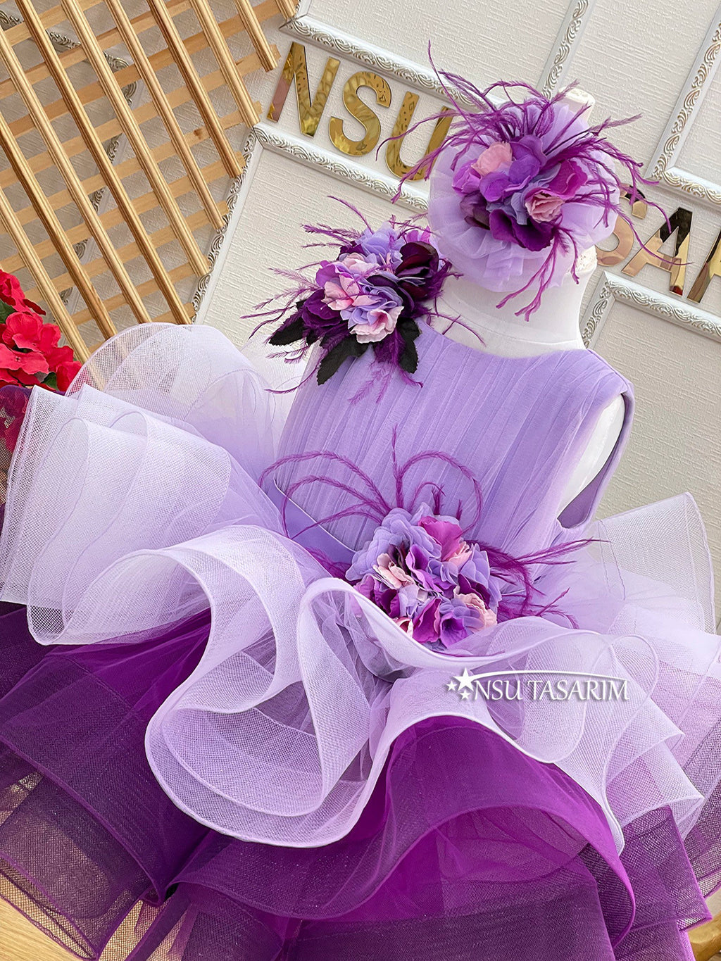 Girl party dress. for special occasion. Handmade!