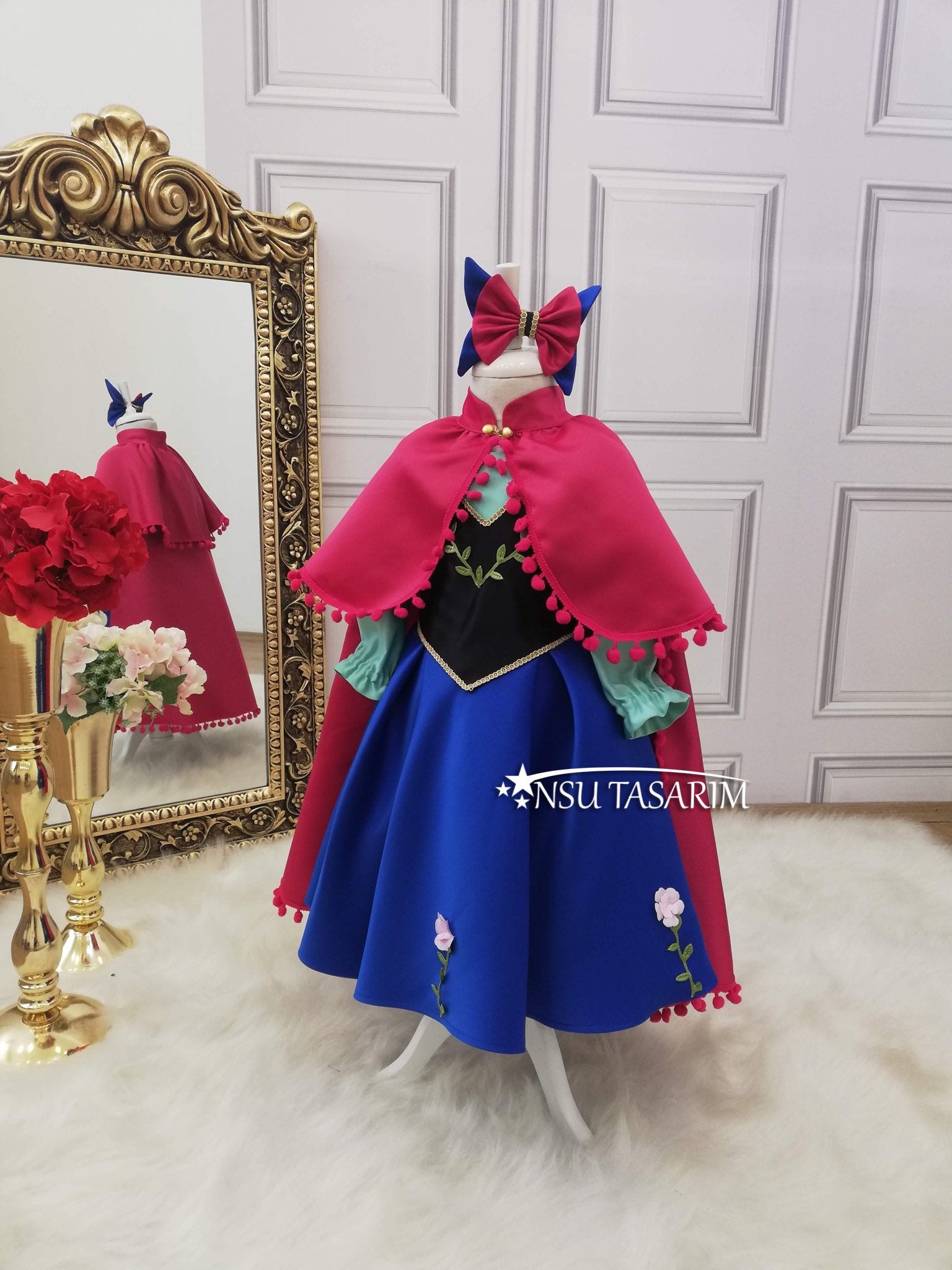 Princess Anna dress. Princess Anna costume. Anna theme dress.