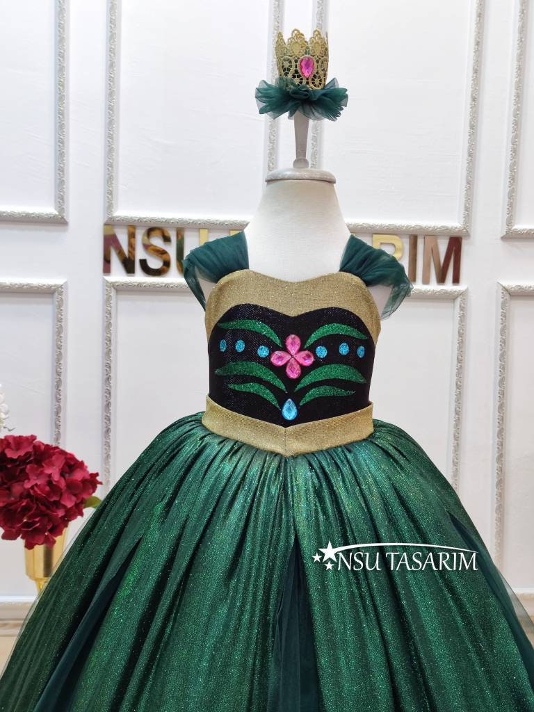 Princess Anna dress front upper part