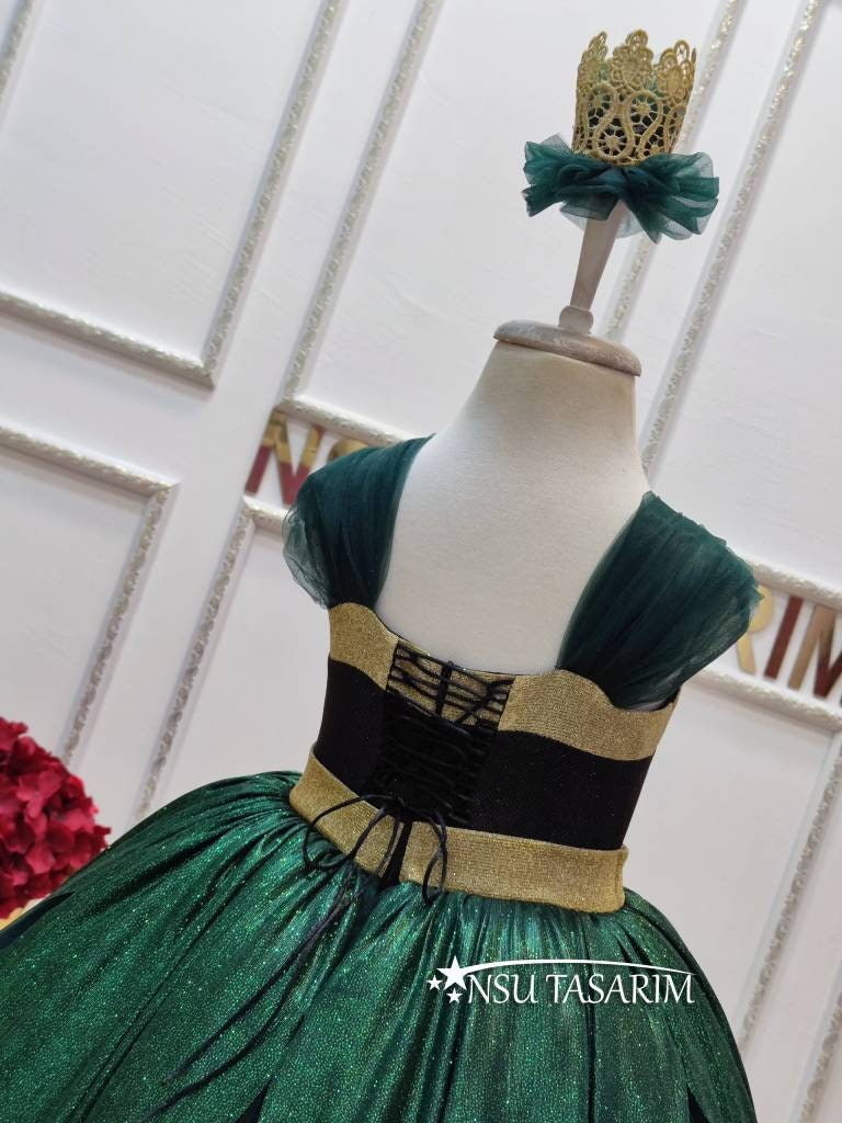 Princess Anna dress back side top part