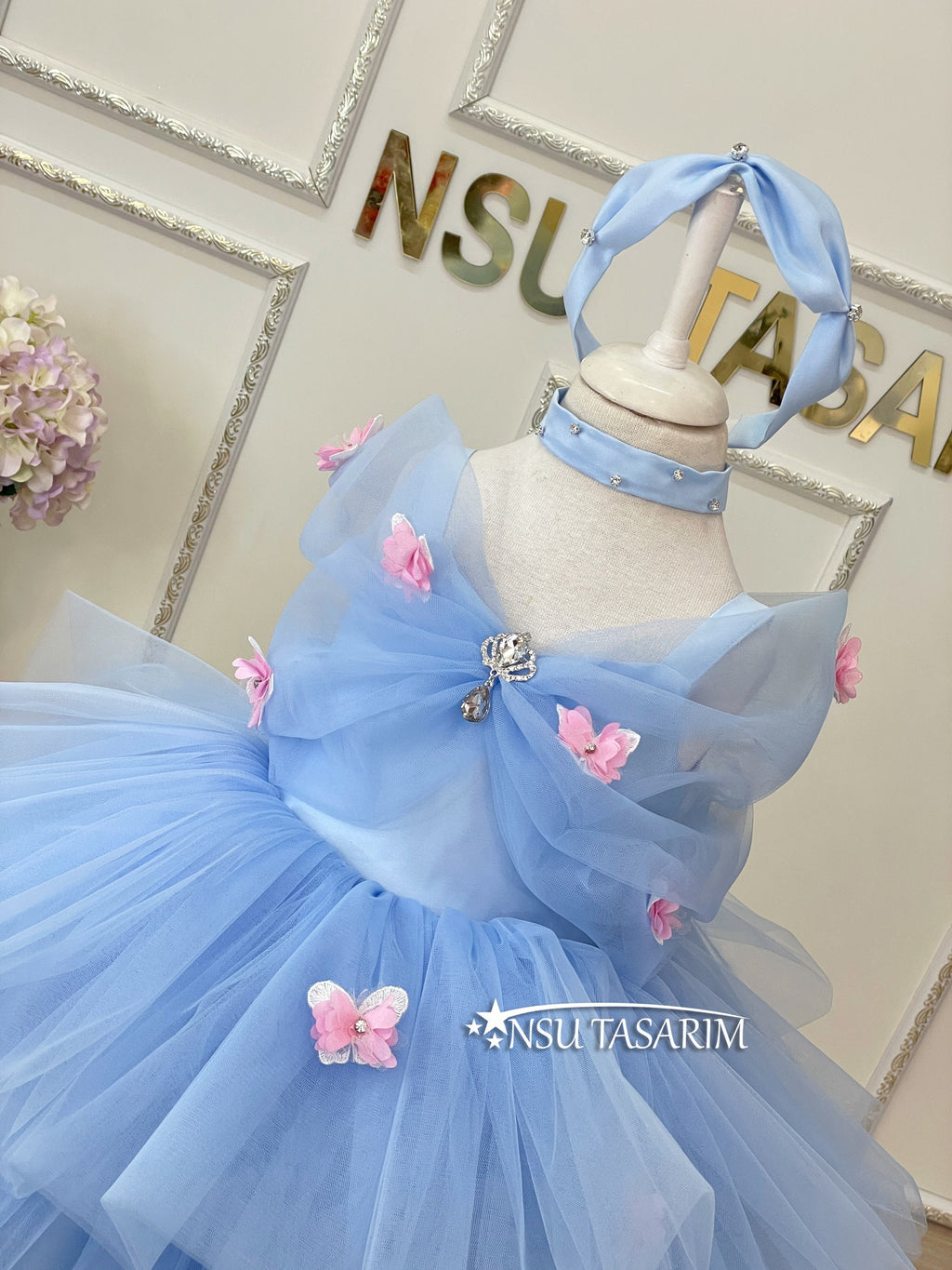 Cinderella costume front upper part