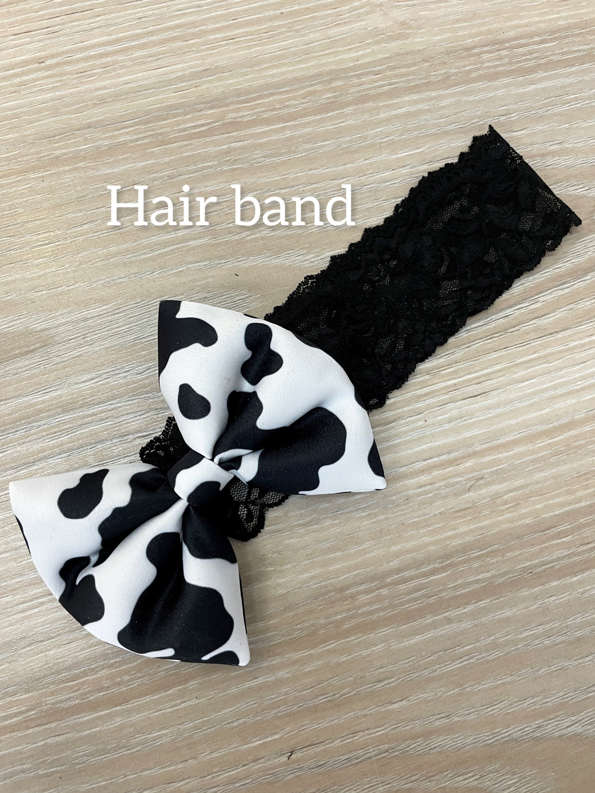 Cow theme costume hair band