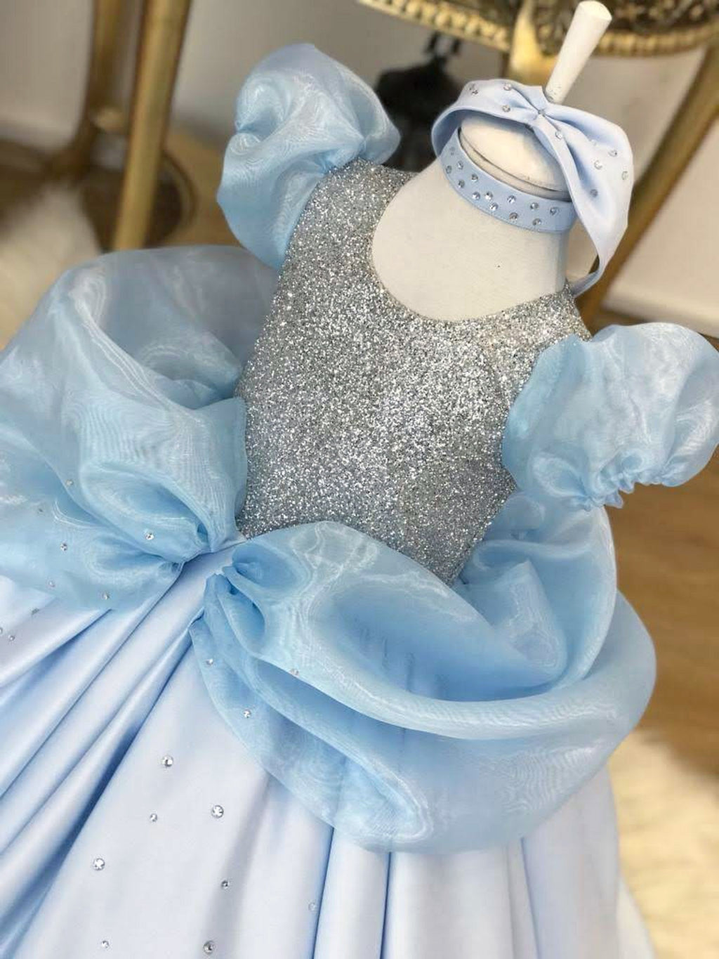 Cinderella dress front upper part