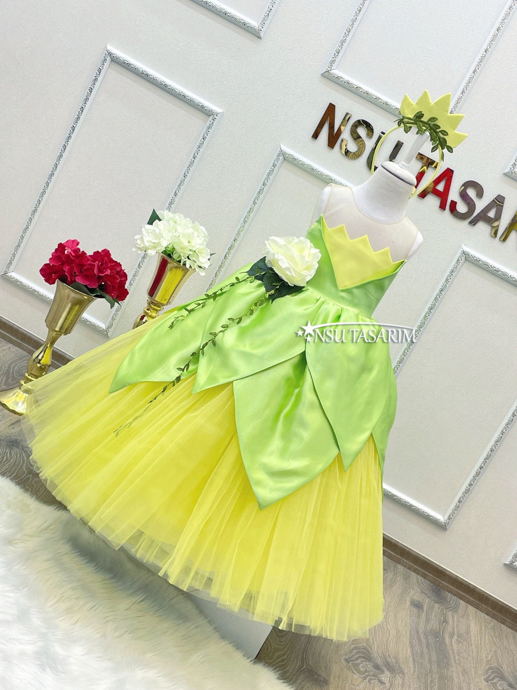 Princess Tiana dress front full length
