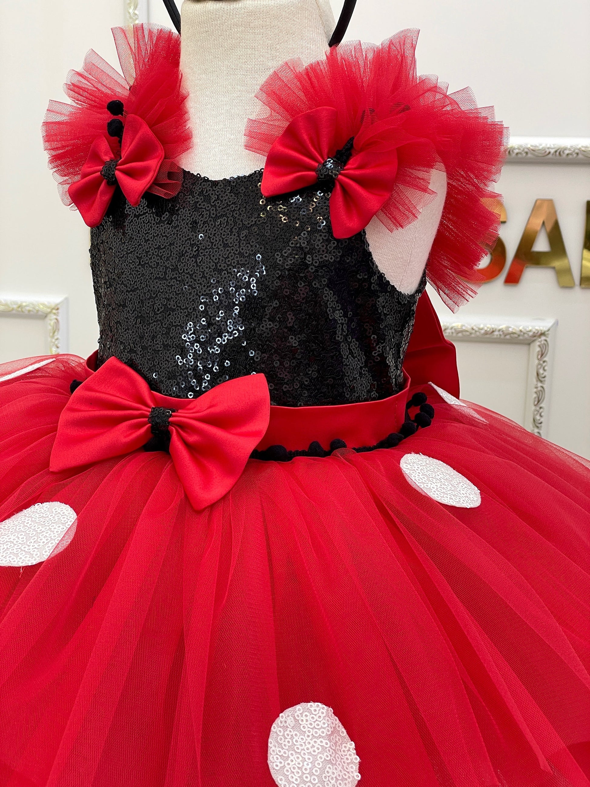 Red Minnie dress. Baby girl dress. Minnie birthday dress. Minnie red costume. For special occasion. Handmade! – Kids Dressy Red Minnie dress. Baby girl dress. Minnie birthday dress. Minnie red costume. For special occasion. Handmade! – Kids Dressy