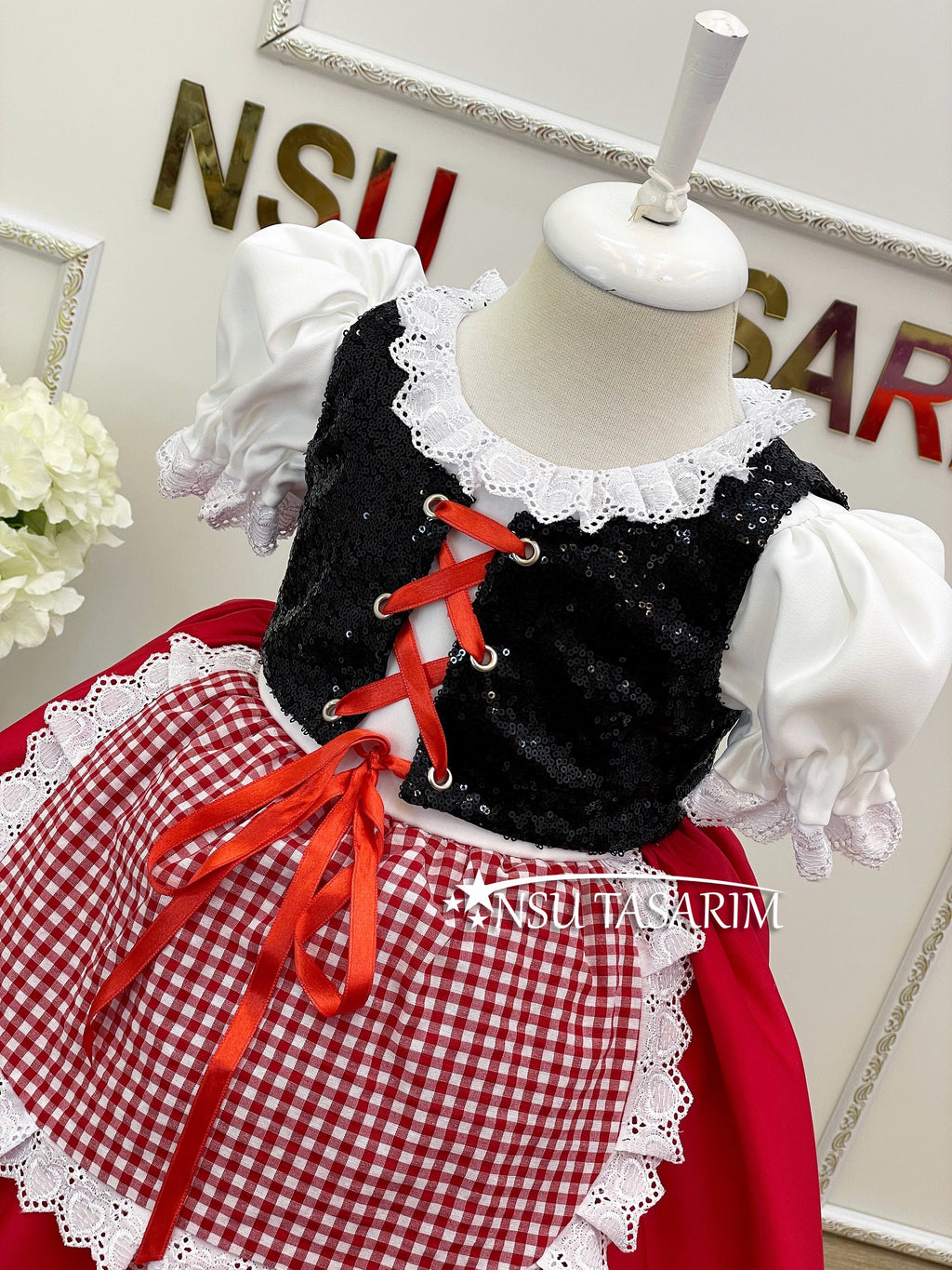 Red riding hood dress