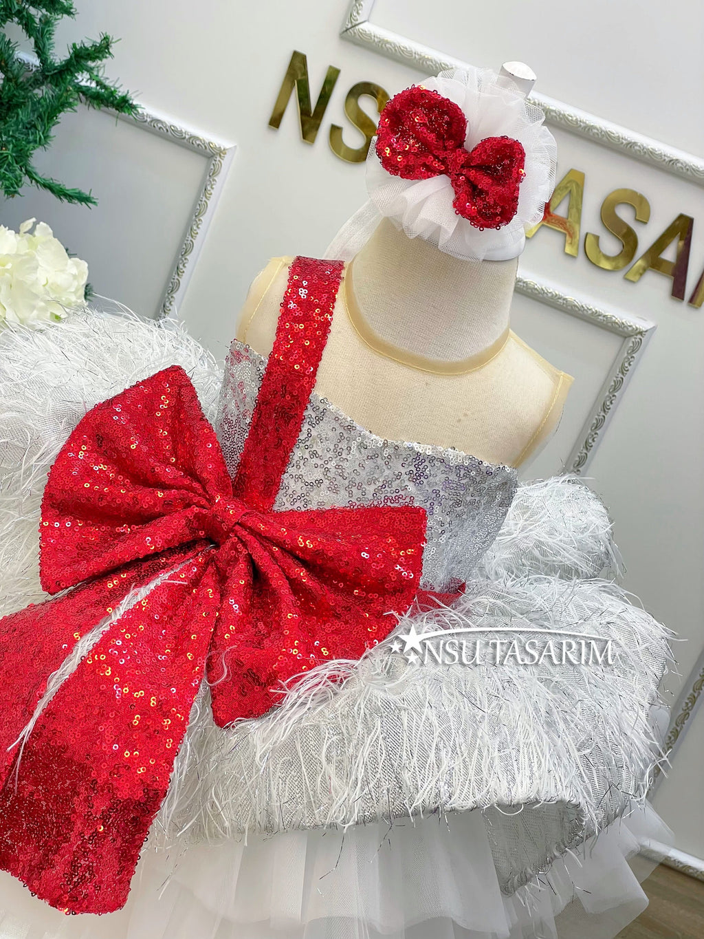 Silver Shiny Sequin Fabric front