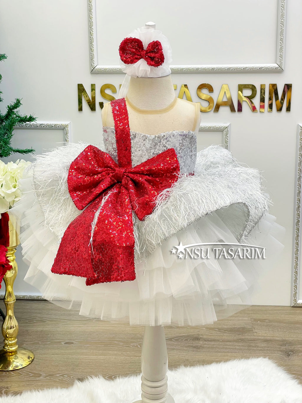 Silver Shiny Sequin Fabric front full size