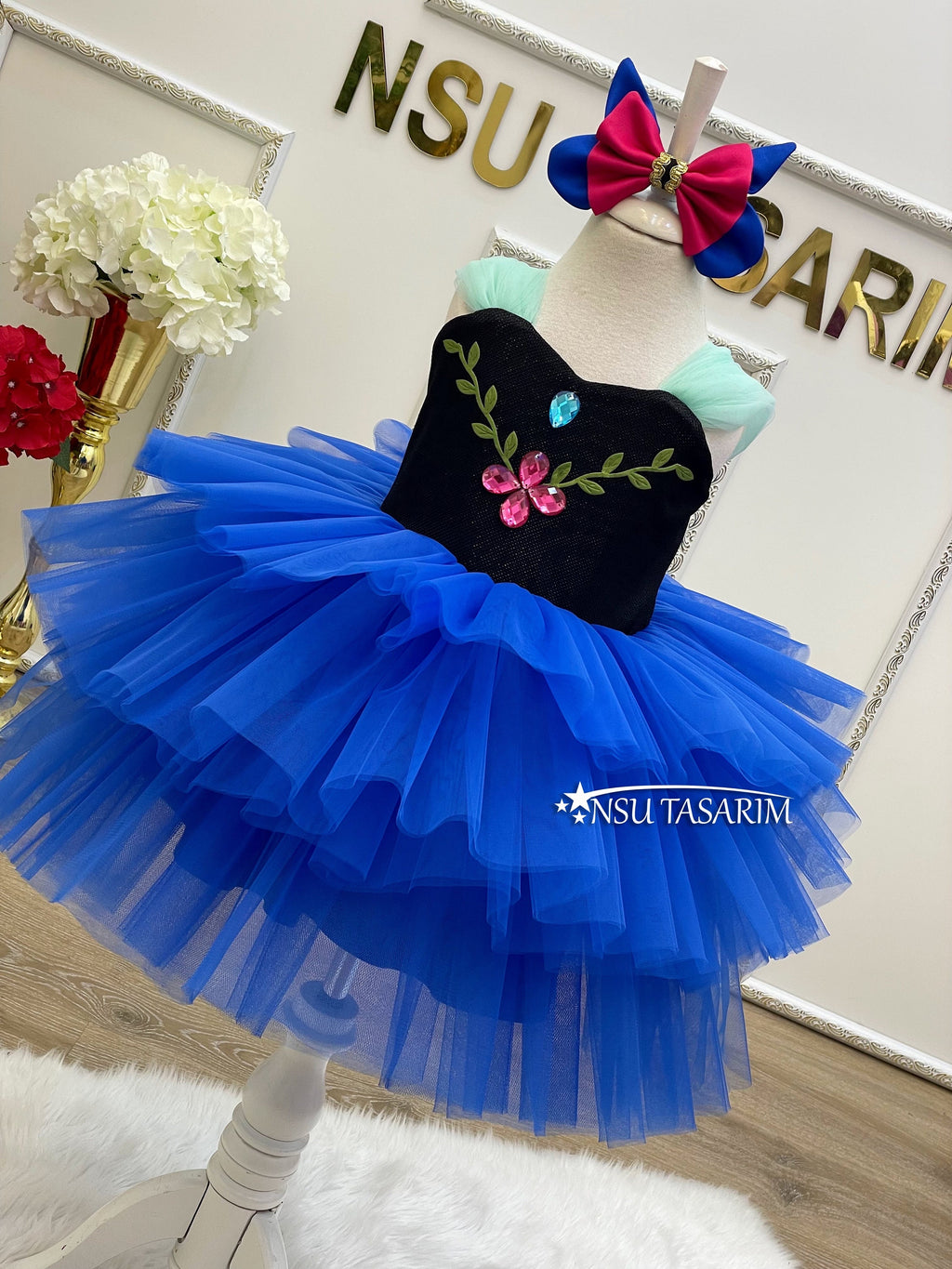 Princess Anna Baby Girl Dress, Princess Anna kids dress Outfit