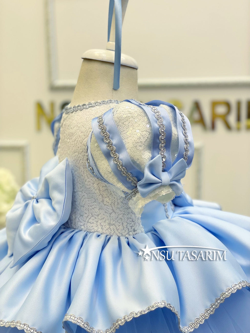 Cinderella Costume left side close up