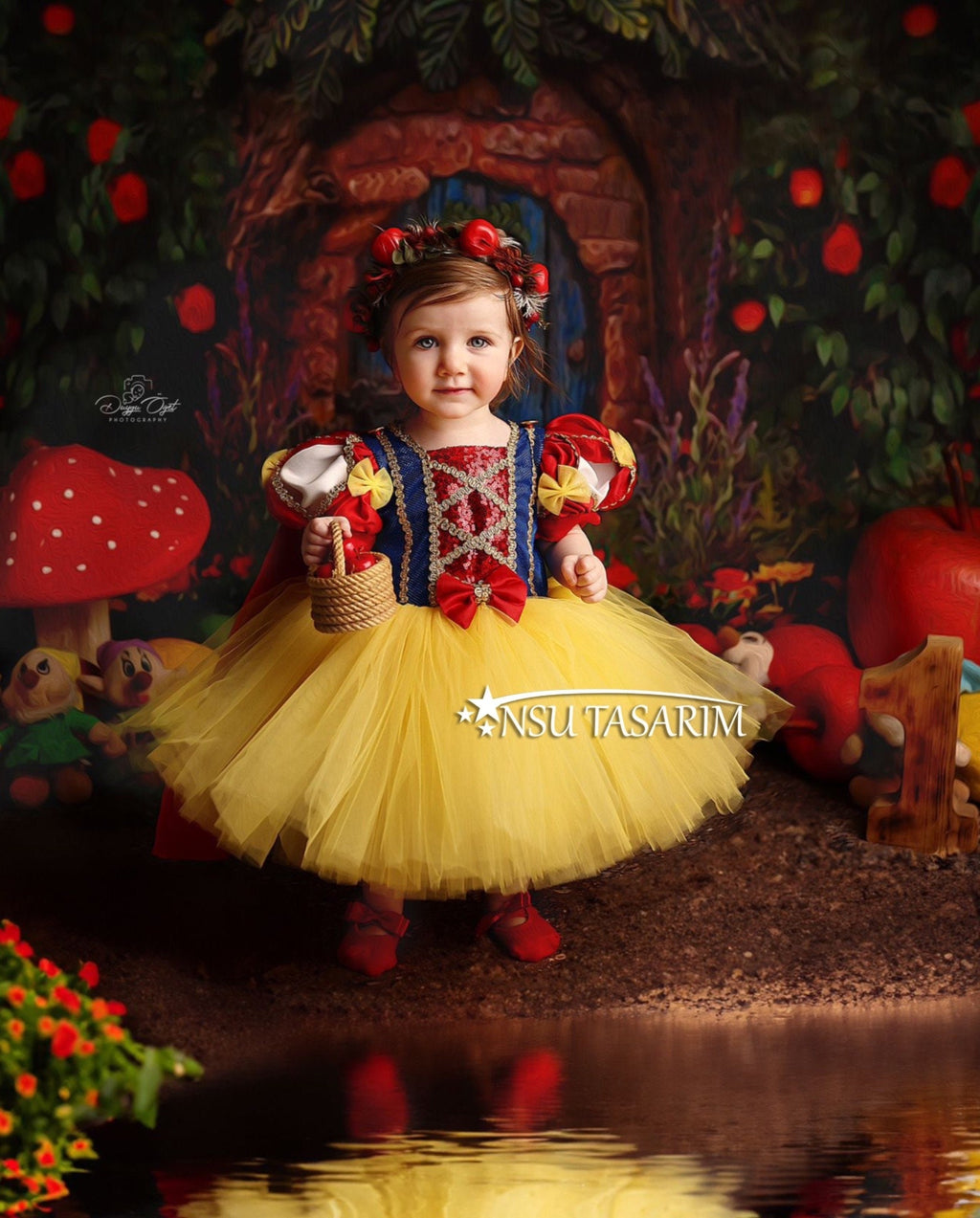 Snow white dress baby dress