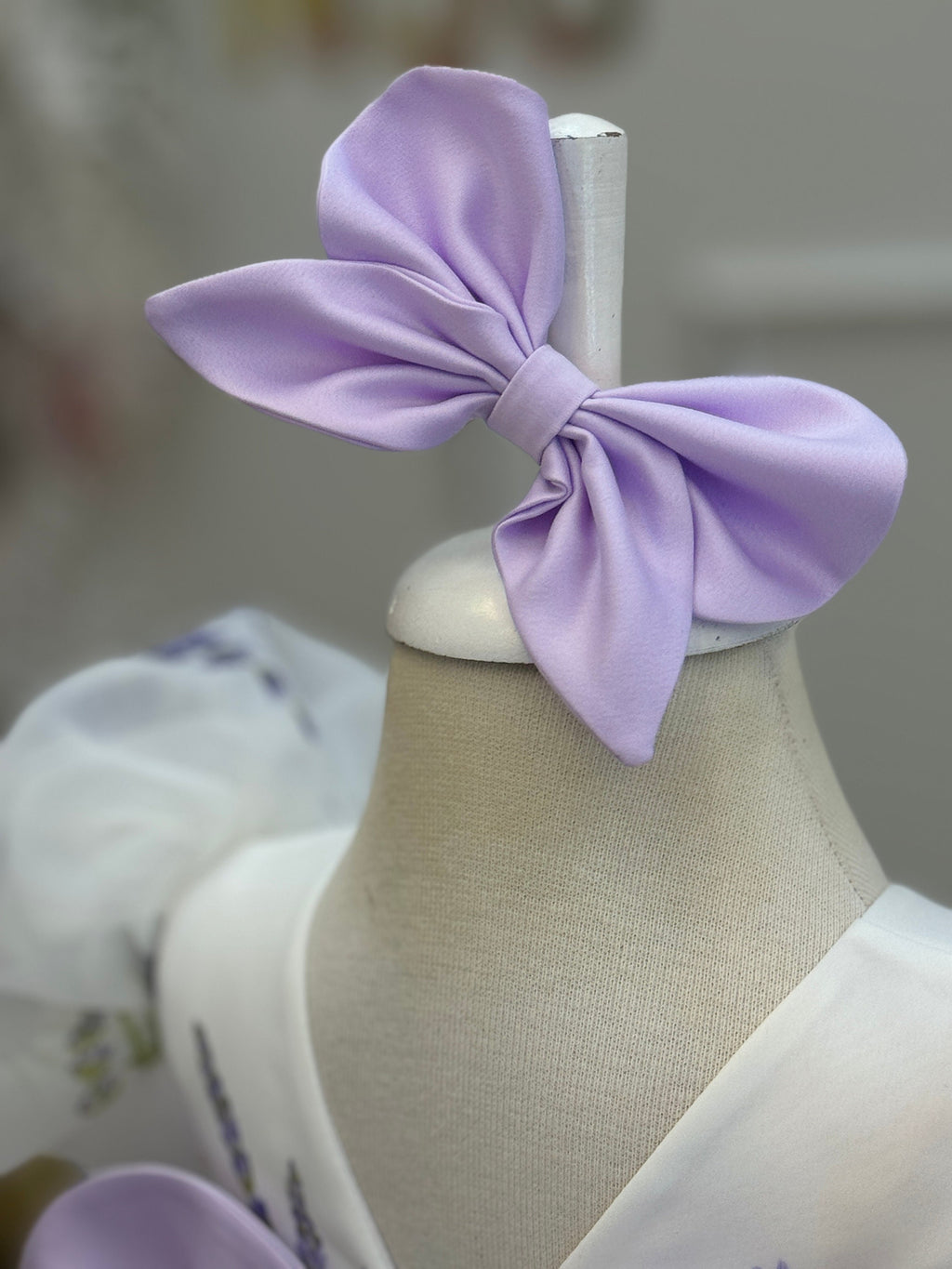 Easter Dress Toddler, Lavender and silver dress, Lavender party dress, Baby girl Lavender dress