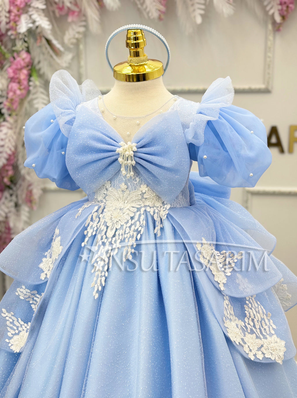 Cinderella Dress front upper part