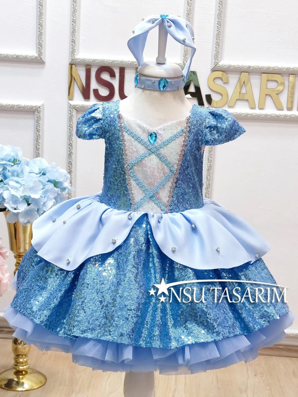 Cinderella dressfront full length close up