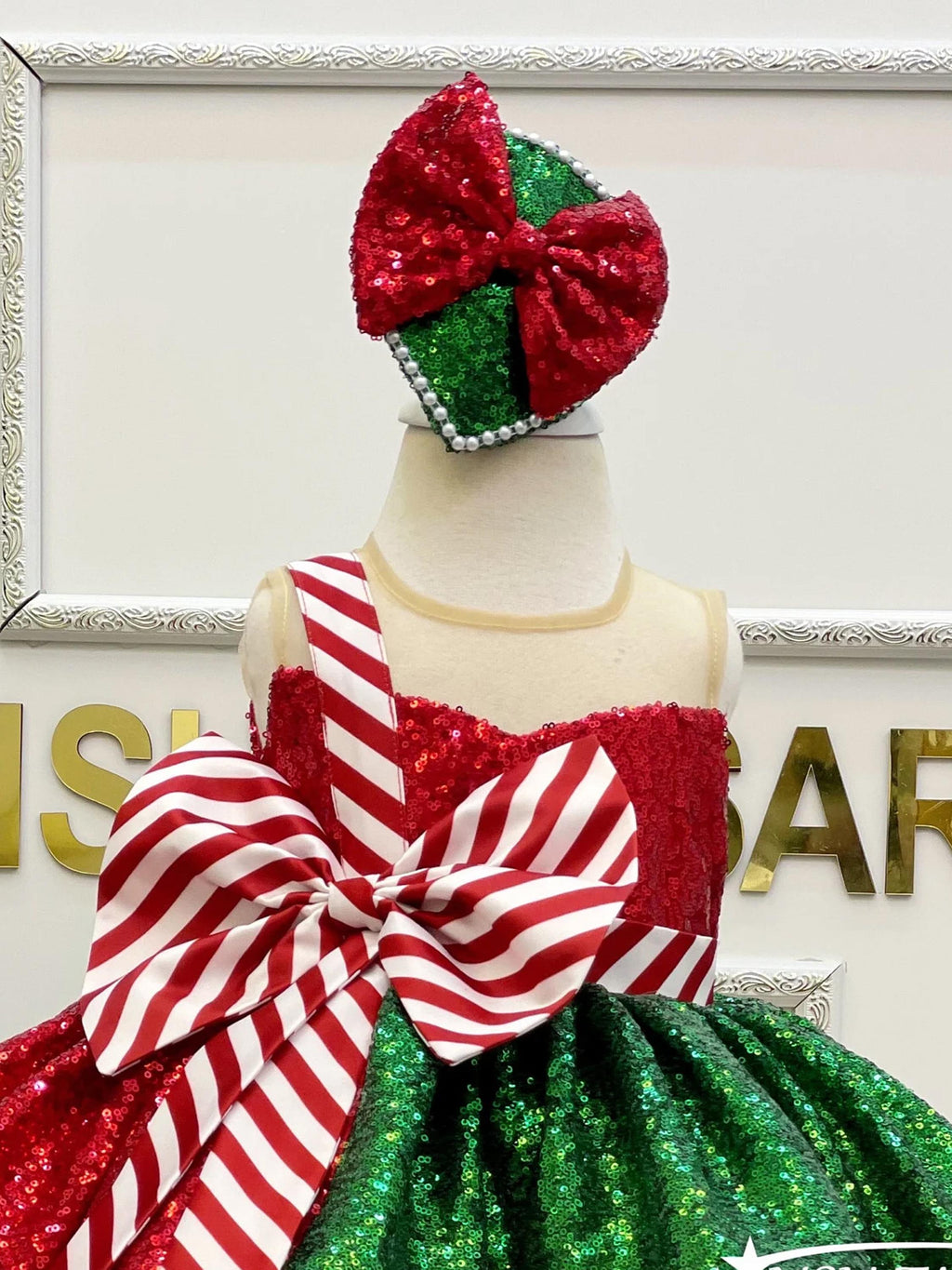 Sparkling Red hair accessour