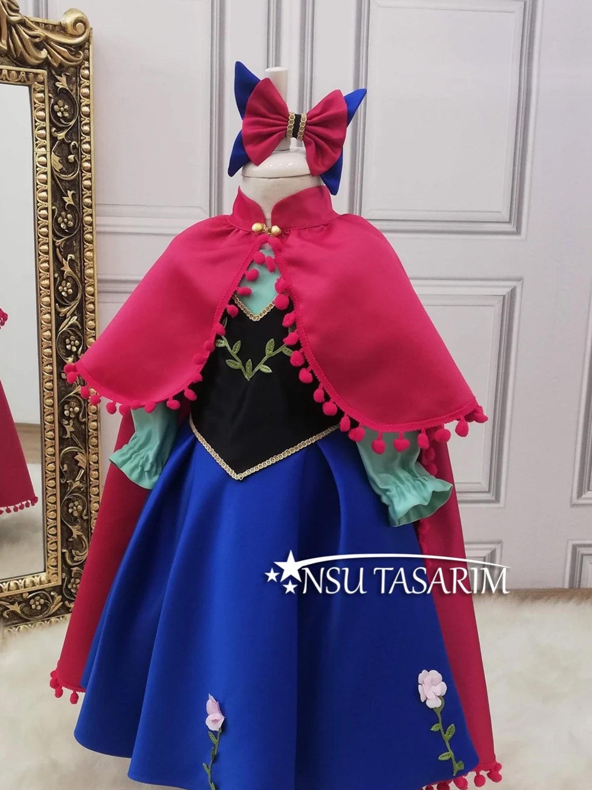 Princess Anna dress. Princess Anna costume. Anna theme dress. For special occasion. Anna dress