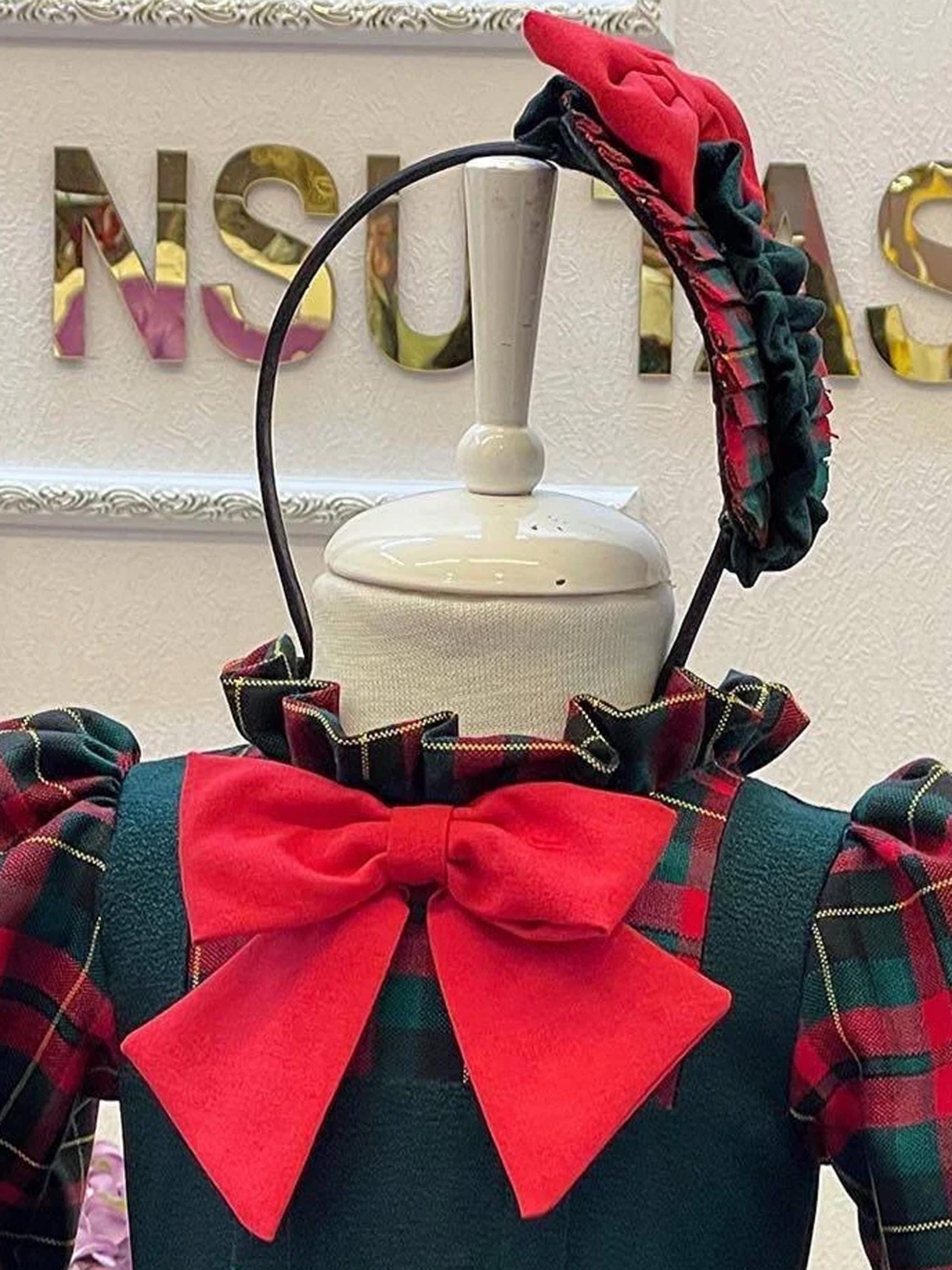 Emerald green dress hair accessory