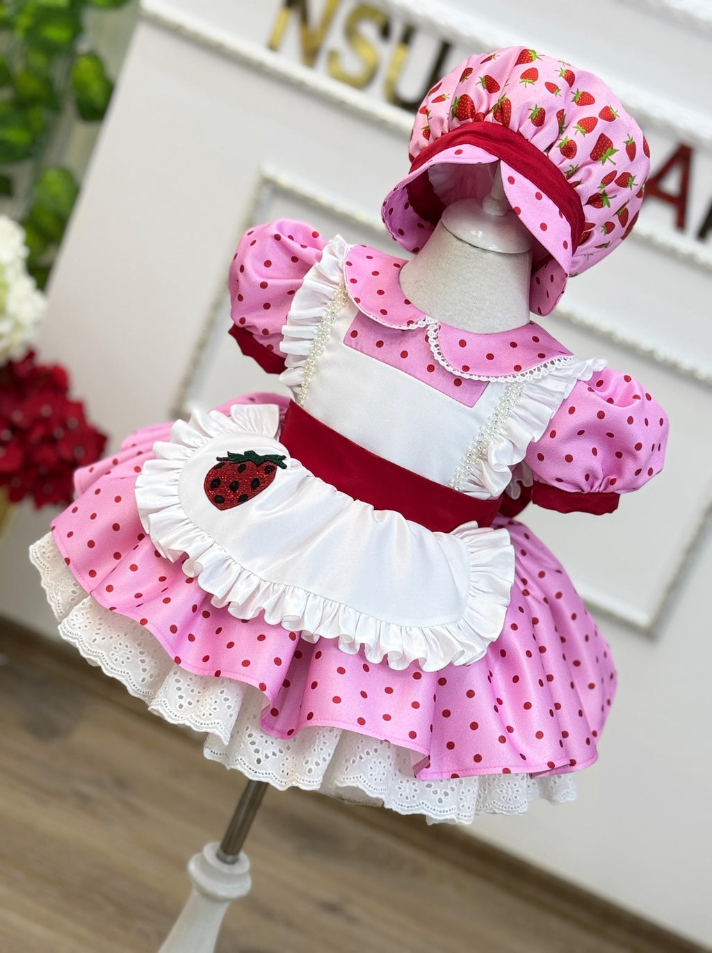 Strawberry birthday costume