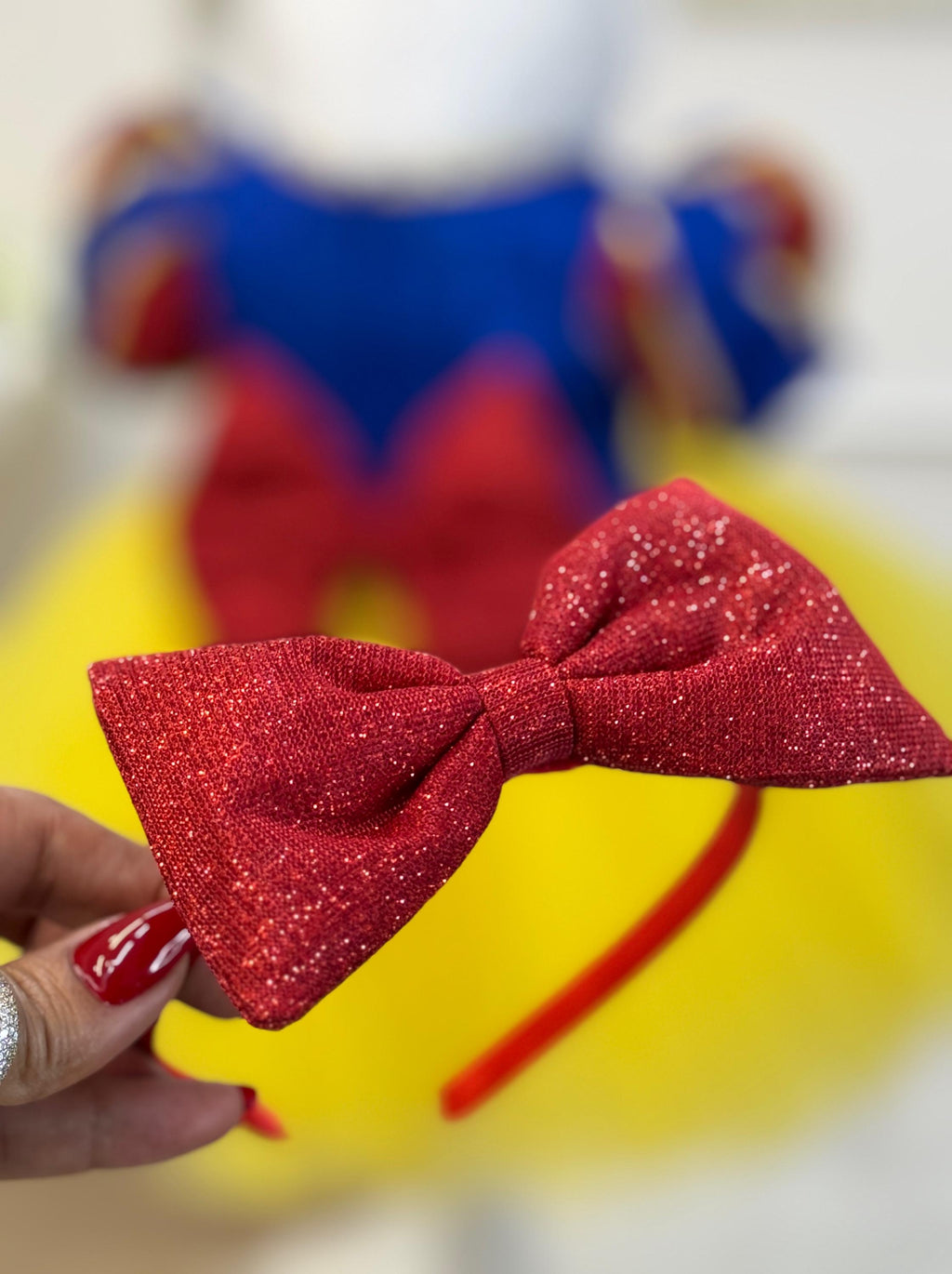 Snow White Dress | Ball Gown for Flower Girl | First Birthday Dress | Snow White Baby Costume