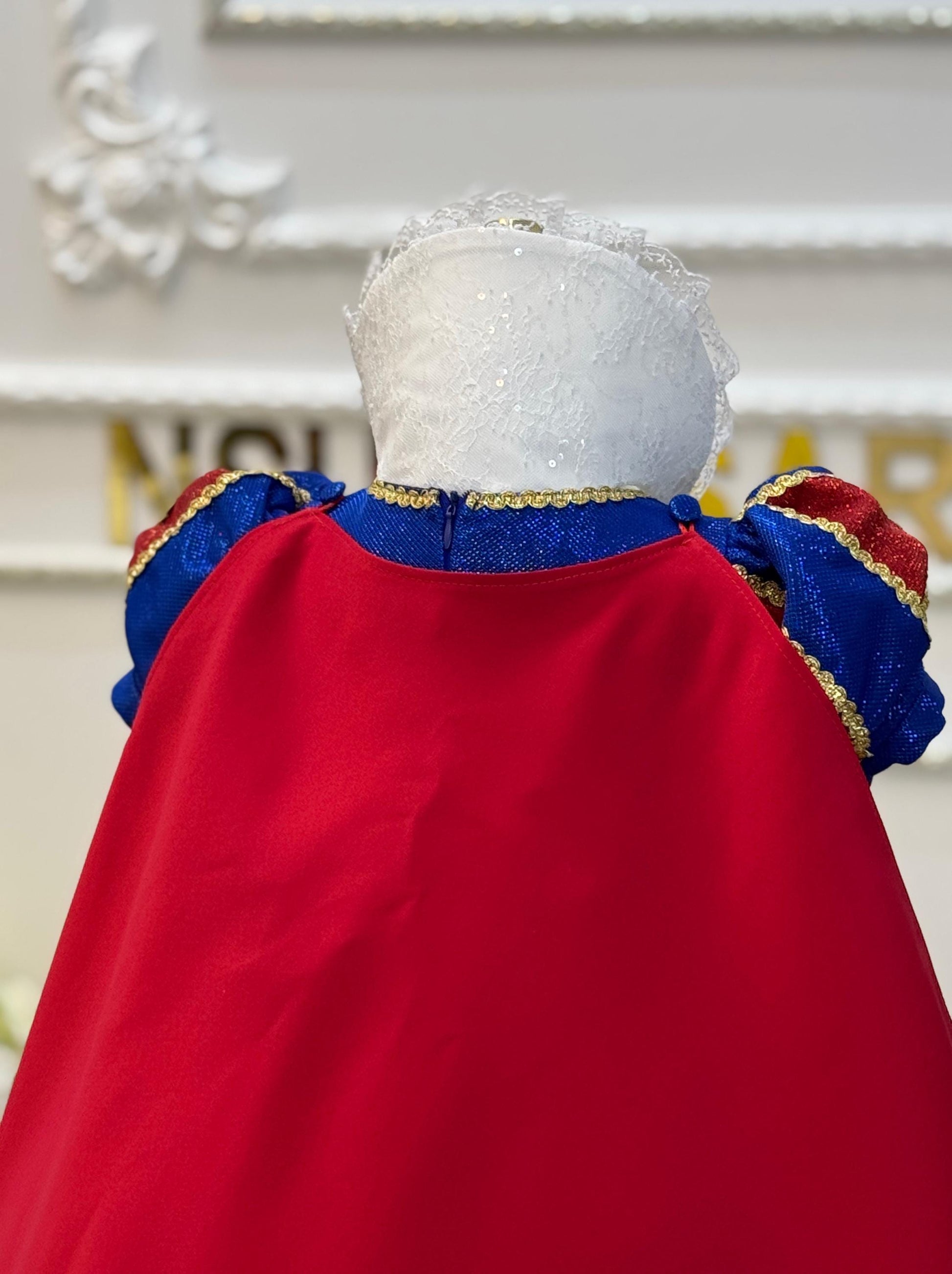 Snow White dress Cape