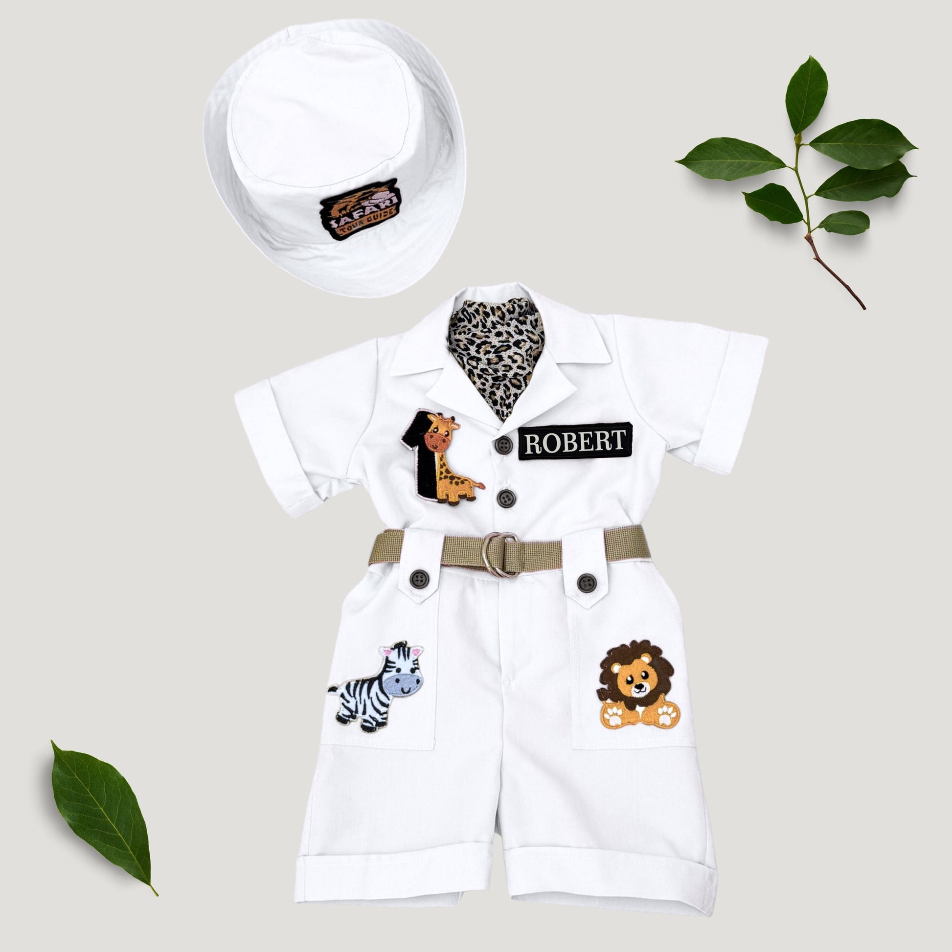 Personalized Safari Birthday Costume – Ideal for Themed Parties