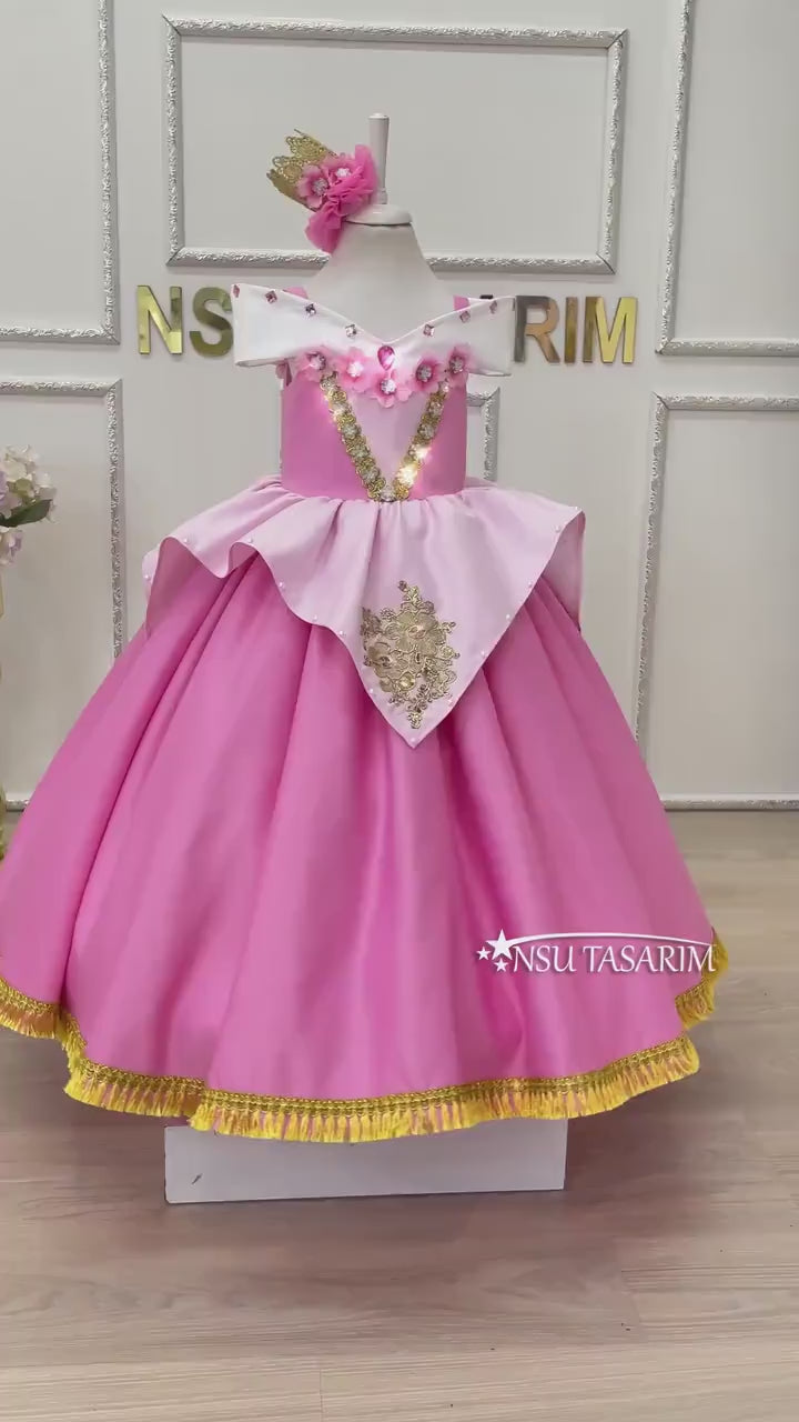 Sleeping Beauty Dress Aurora costume. Aurora princess birthday dress. Aurora Baby girl dress. Sparkle Aurora dress. Aurora Dress Toddler.