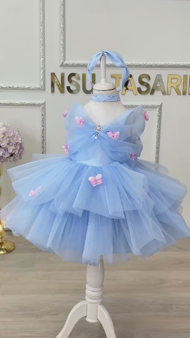 Cinderella costume. Baby girl cinderella costume. Cinderella theme costume. Cinderella dress. 1st Birthday dress.