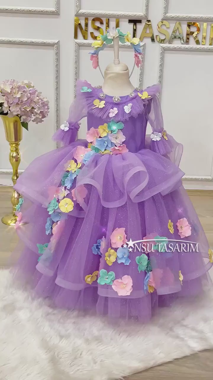 Isabella dress. Isabella theme dress. Isabella costume. Madrigal ısabella  dress, long toddler gown, ısabella princess gown