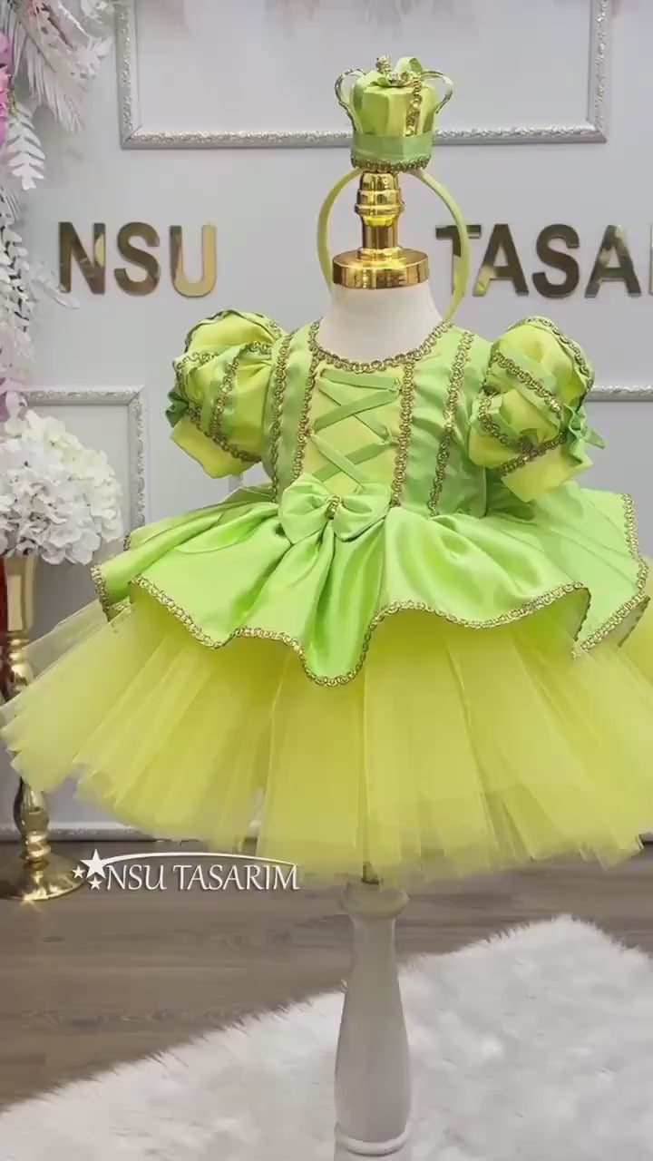 Princess Dress for Baby Toddler - Tulle Fairy Costume - Birthday Halloween Tutu Dress