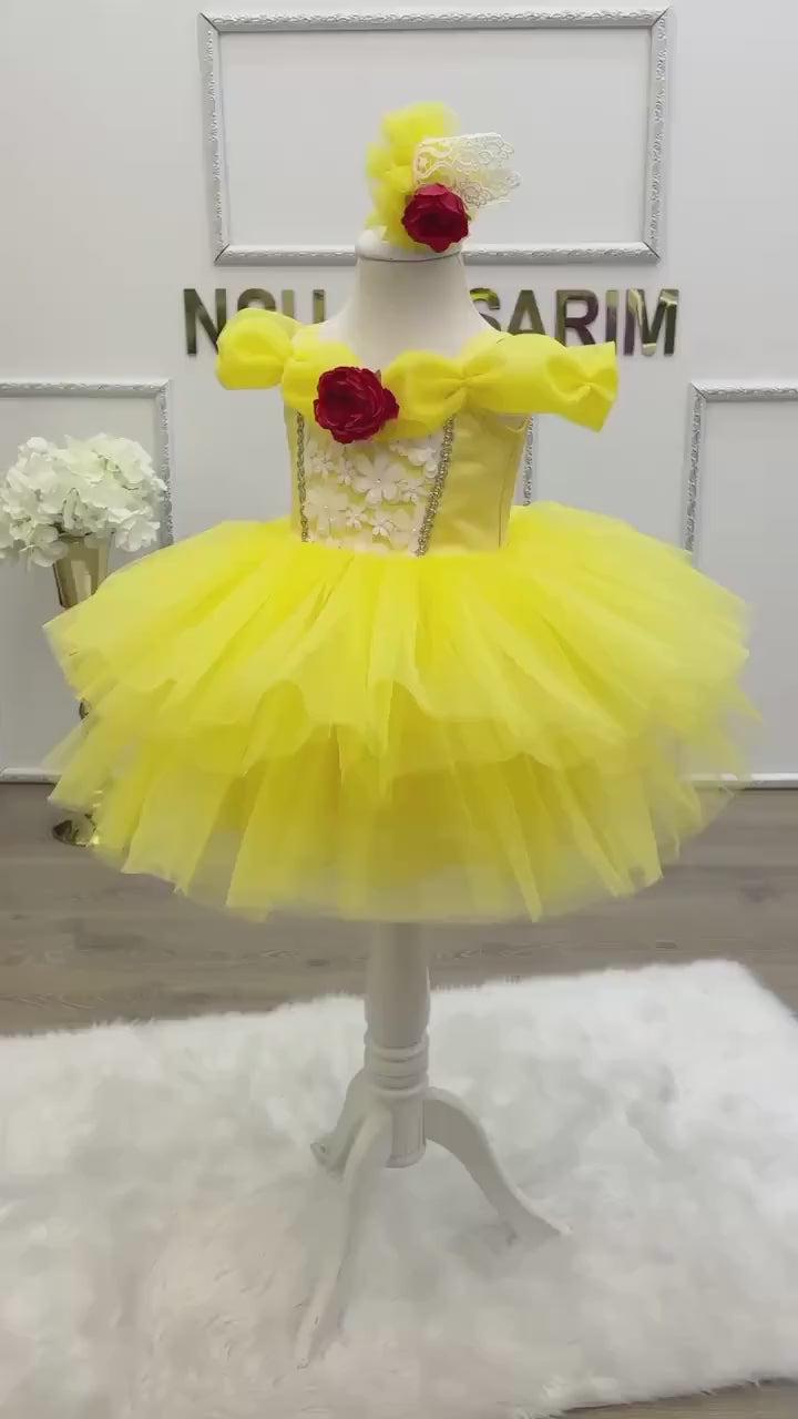Belle dress. Beauty and the best. Princess belle costume. Yellow belle dress.For special occasion. Handmade!