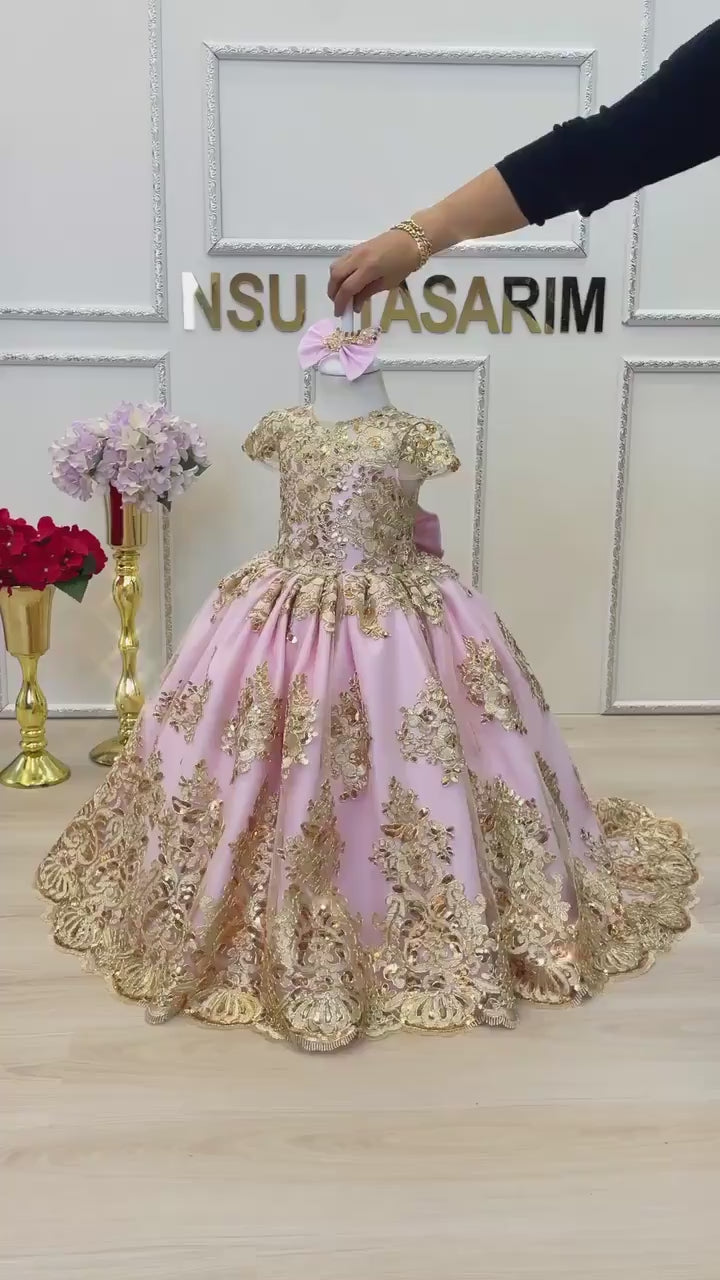 Full lenght Long tail high low,  princess gown, couture gown.